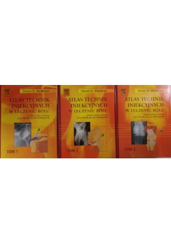 Atlas technik iniekcyjnych w leczeniu bólu ,zestaw 3 książek