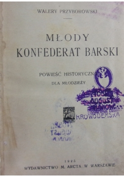 Młody konfederat barski, 1923 r.