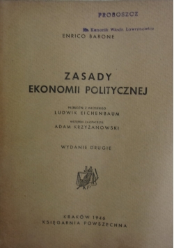 Zasady ekonomii politycznej, 1946r.