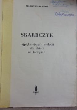 skarbczyk najpiękniejszych melodii dla dzieci na fortepian