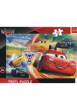 Puzzle 15 Ramkowe Auta Walka o zwycięstwo