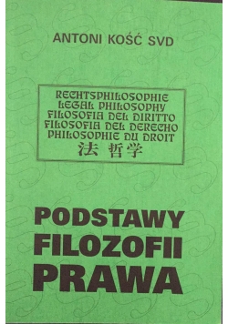Podstawy filozofii prawa
