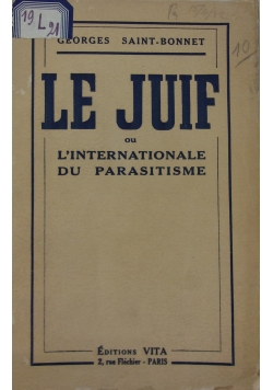 Le juif, 1932 r.