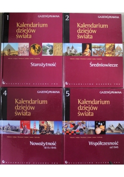 Kalendarium dziejów świata 4 książki