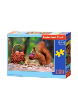 Puzzle 120 Squirrel's Supplies CASTOR