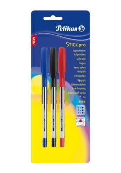 Długopis Stick Pro K91 mix 3 kolory