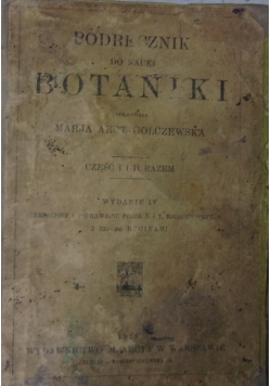 Podręcznik do nauki botaniki, 1918 r.