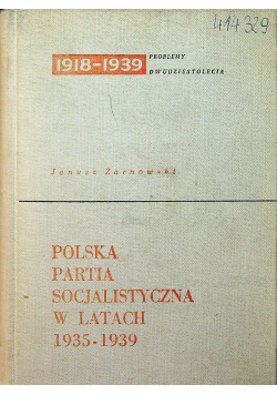 Polska Partia Socjalistyczna w latach 1935  1939