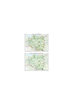 Polska Mapa ścienna Ochrona przyrody/konturowa