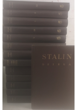 Stalin dzieła zestaw 14 książek, ok 1950 r.