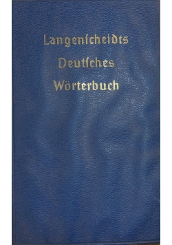 Langenscheidts Deutsches Worterbuch