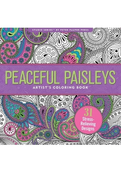 Kolorowanka artystyczna Paisley