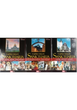 Najpiękniejsze Sanktuaria ,zestaw 3 książek
