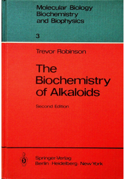 The Biochemistry of Alkaloids