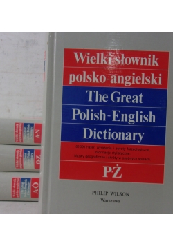 Wielki słownik angielsko-polski i polsko -angielski, zestaw 4 książek