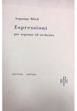 Esppressioni per soprano ed orchestra
