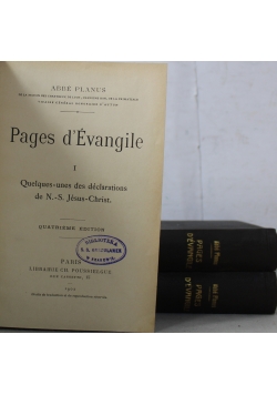 Pages d Evangile Tom od I do III 1902 r.