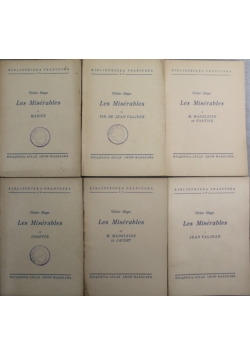 Les Miserables 6 Tomów 1938 r