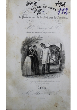 Laure Et Anna Ou La Puissance De La Foi 1845 r.