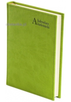 Kalendarz Akademicki A5 2017/2018 Vivella seledyn