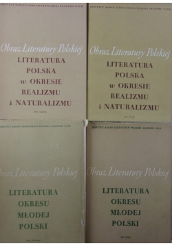 Literatura polska w okresie realizmu i naturalizmu, Tomy I-IV