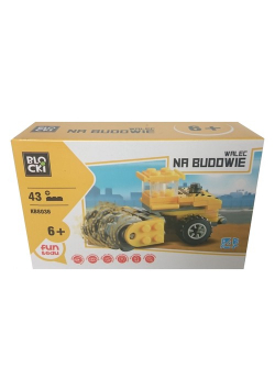 Klocki Blocki Na budowie walec 43 elementy