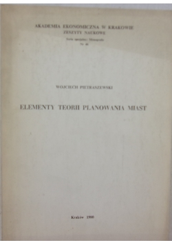 Elementy teorii planowania miast