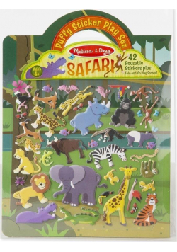 Naklejki wielorazowe wypukłe Safari