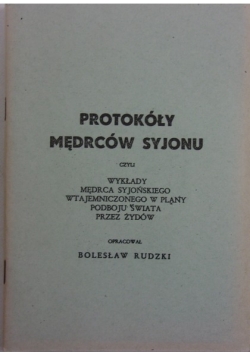 Protokóły Mędrców Syjonu
