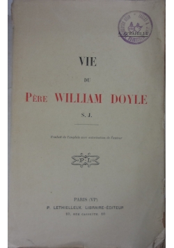 Vie du Pere William Doyle, 1927r