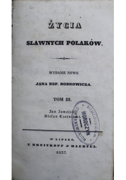 Życia sławnych Polaków tom III 1837 r.