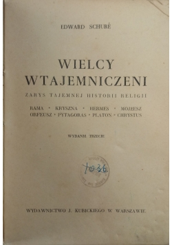 Wielcy Wtajemniczeni ,1939 r.