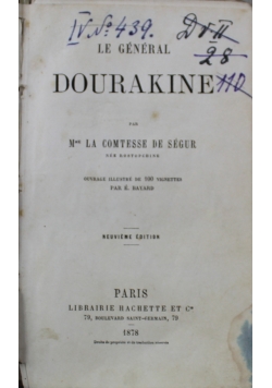 Le General Dourakine 1878 r