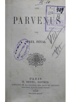 Les Parvenus 1869 r.