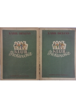 Klub Pickwicka ,Tom I i III,1947 r.