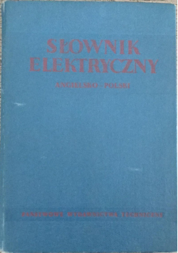 Słownik elektryczny angielsko polski