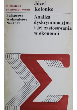Analiza dyskryminacyjna i jej zastosowania