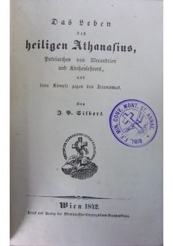 Das Leben des heiligen Athanasius, 1842r.