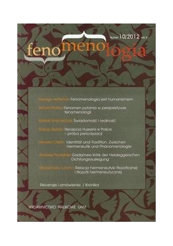 Fenomenologia 10/2012