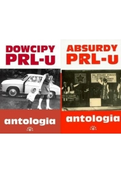 Absurdy i dowcipy PRL-u  , zestaw dwóch książek