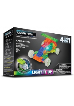 Klocki laser pegs 4 w 1 Cars