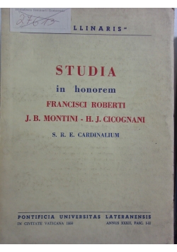 Studia in Honorem Francisi Roberti