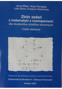 Zbiór zadań z matematyki z rozwiązaniami dla studentów studiów zaocznych