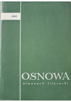 Osnowa  almanach literacki