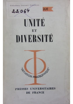 Unite et Diversite