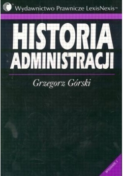 Historia Administracji Wydanie I