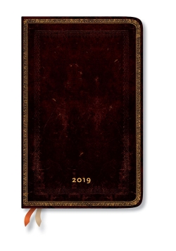 Kalendarz książkowy Black Moroccan Maxi 2019 Horizontal