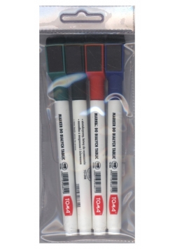 Marker do tablicy 4 kol.z magnesem