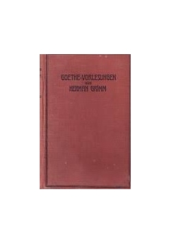 Goethe-Vorlesungen,1923r.