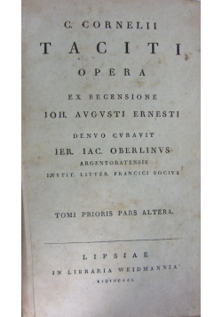 Opera tom I pars, 1801 r.
